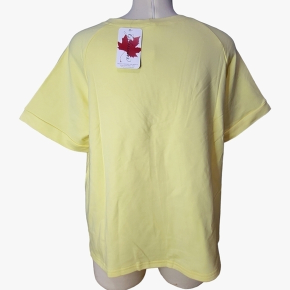 Gilmour Lemonade Bamboo Short Sleeve Top Size S/M - Picture 4 of 8